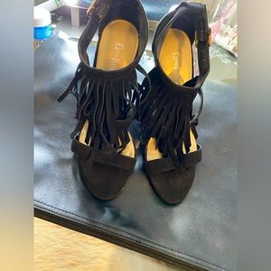 Black Lime Light Heels-